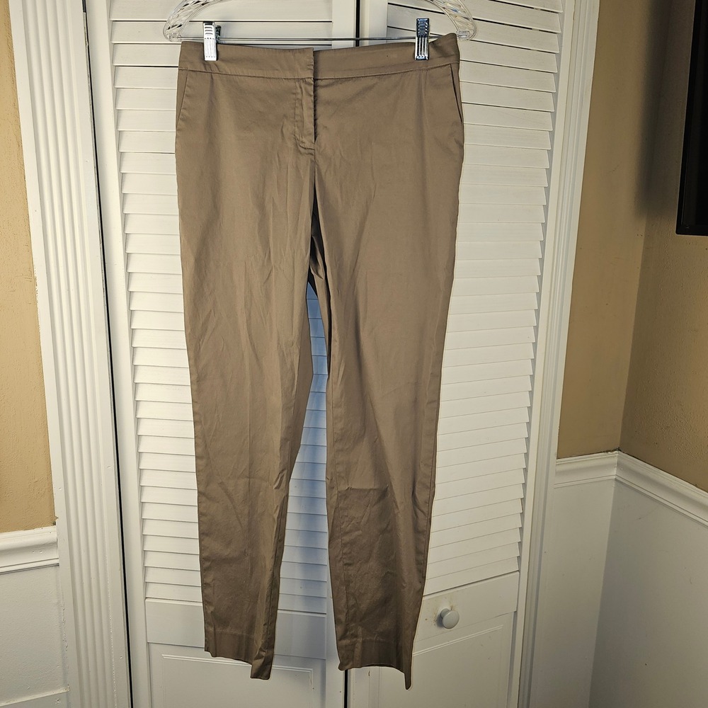 Lafayette‎ 148 New York Womens Tan Manhattan Pants 2